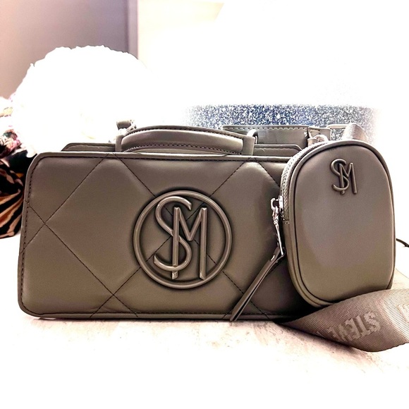 NWT - Steve Madden Bevie Quiled Lt. Olive Satchel. Retail $98 - Picture 8 of 16